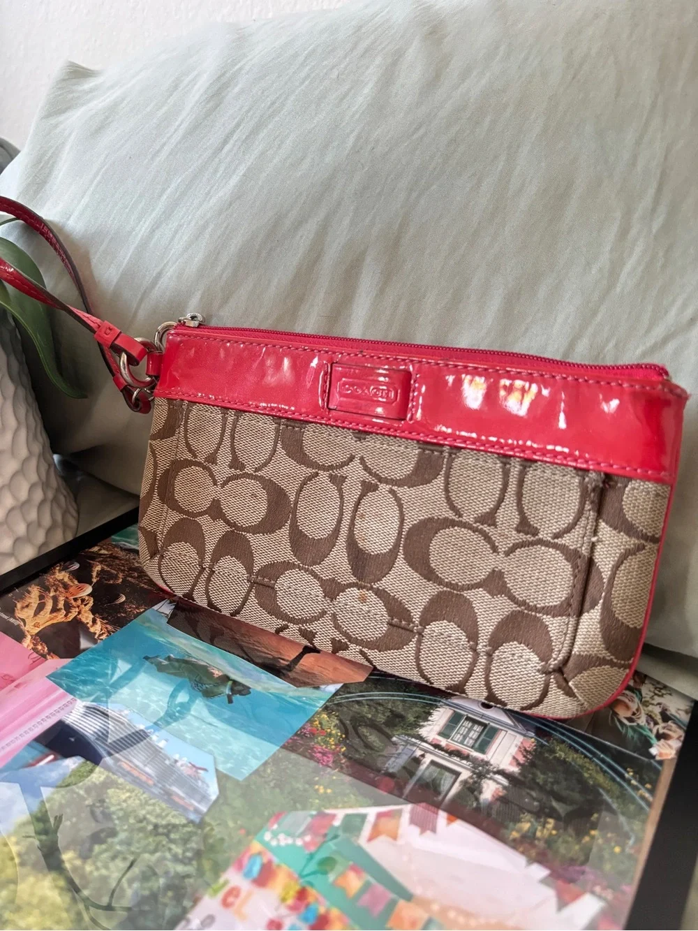 Vintage Pre Owned coach Wristlet